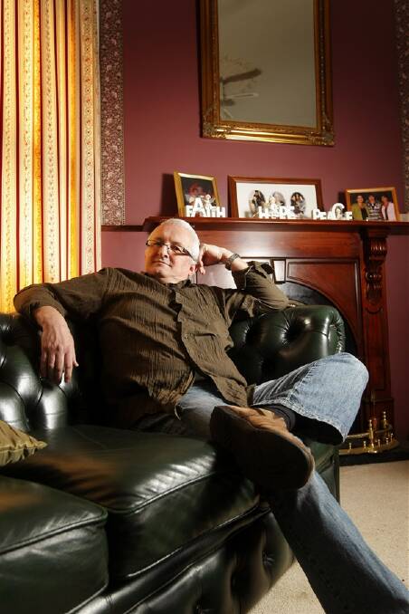 Community-minded: Wayne Oakes pictured by The Standard when he retired from the police force in 2012. 