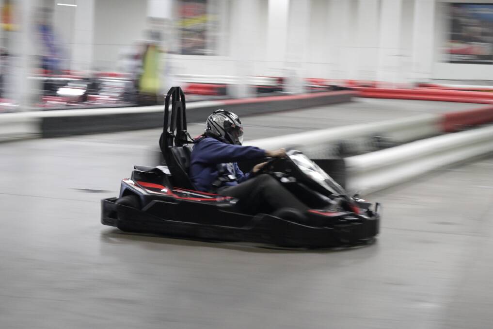 A generic photo of a go kart. 