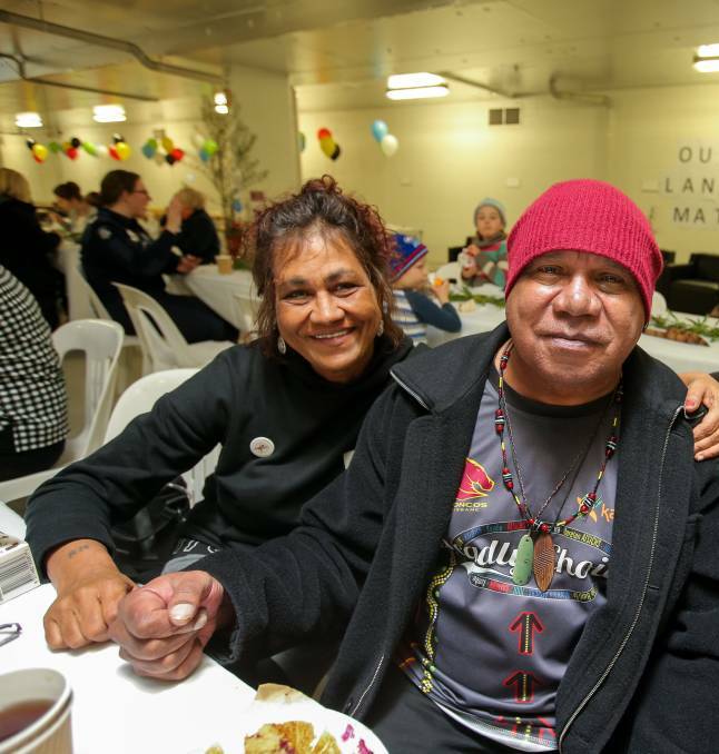 Family: Tracy and Archie Roach pictured together in 2017. 