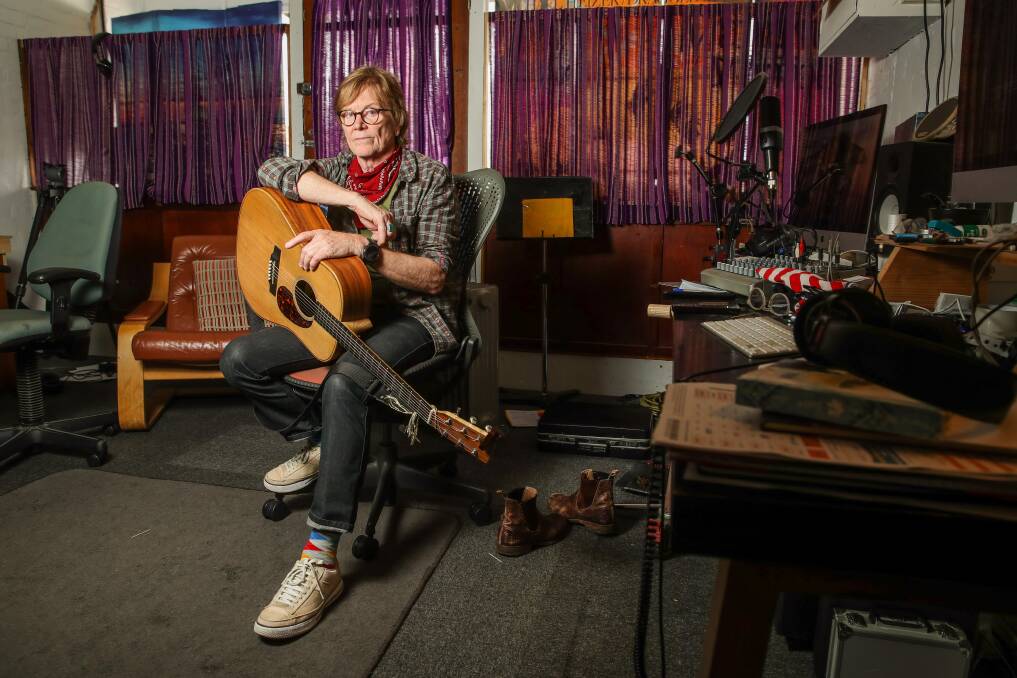 Jim Williams has written and produced a new album in a studio he built himself on the bottom floor of the hotel. Picture: Morgan Hancock