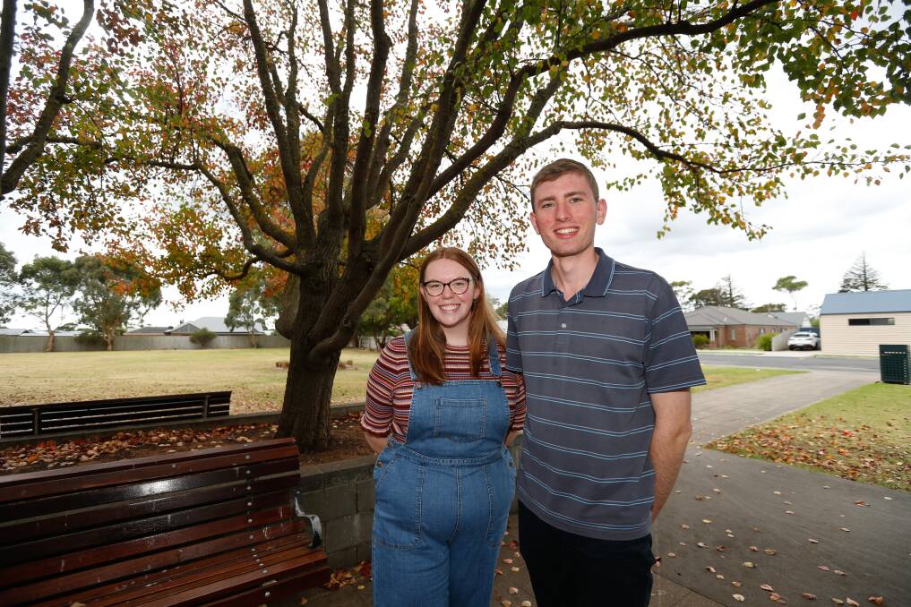 Advocacy: Jordy Gray and Tim Reesink will share their perspective as young people living in rural south-west Victoria. Picture: Anthony Brady