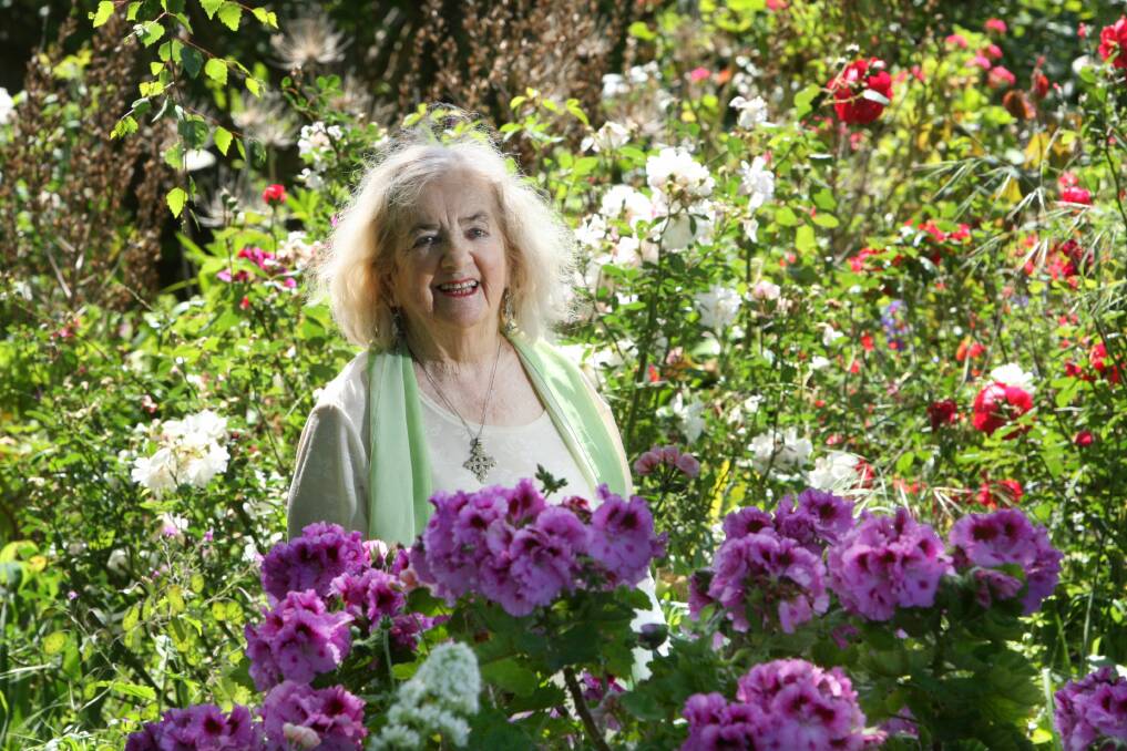 In bloom: Mary Fiorini-Lowell loved nothing more than being in her garden.