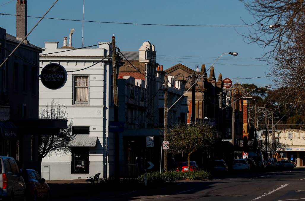 Regional focus: The property market has been surging as COVID-19 prompts city buyers to look to regional towns like Terang. Picture: Morgan Hancock