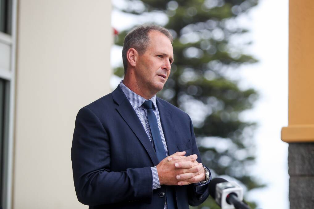 SWH chief executive Craig Fraser at the former Sam's Warehouse site in Warrnambool. Picture: Morgan Hancock