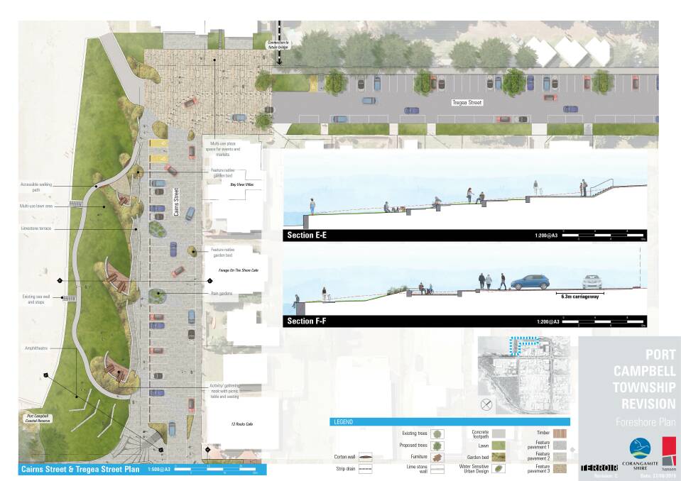 Concept: The Cairns Street and Tregea Street plan.