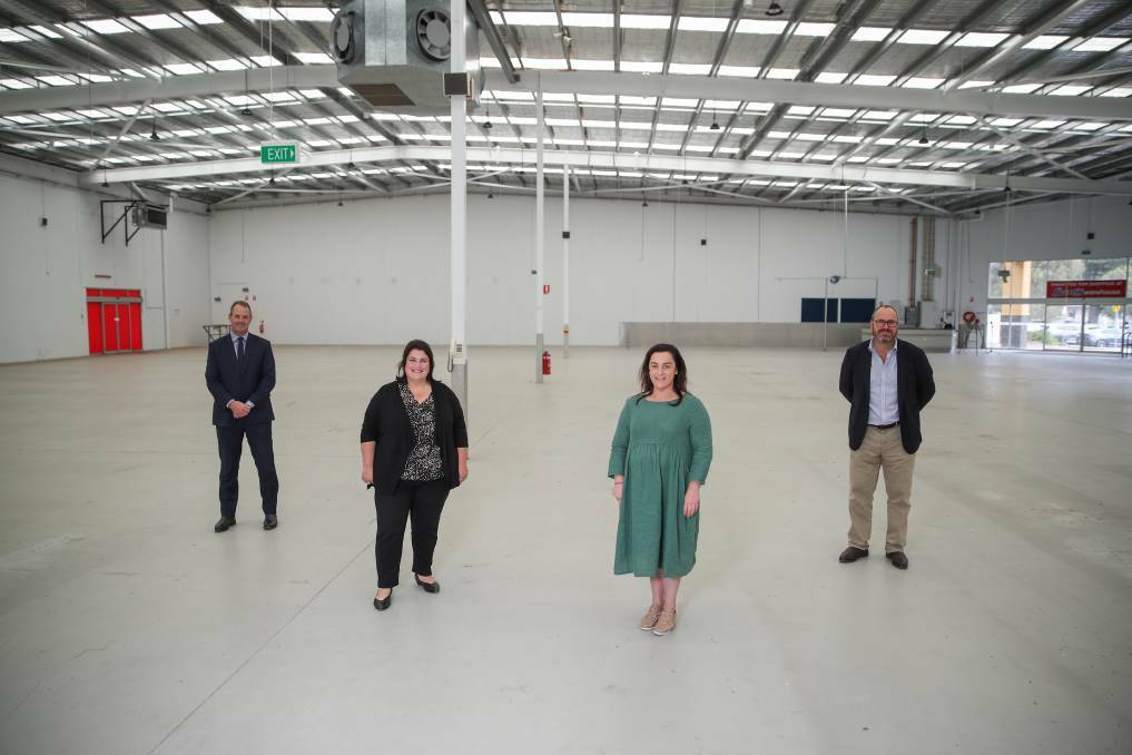 Closed chapter: The Warrnambool mass vaccination centre will close next month, a year after the old Sam's Warehouse site was transformed to speed up the COVID-19 vaccine roll-out. Picture: Morgan Hancock