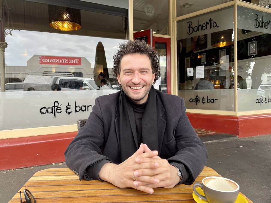 Music returns: Port Fairy Spring Music Festival co-director Stefan Cassomenos is a pianist and composer and missed the connection of a live audience. Picture: Kyra Gillespie