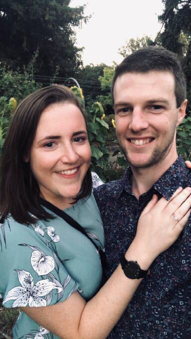 Camperdown couple Laura Stevenson and Josh O'Dowd have rescheduled their wedding twice. Picture: Supplied