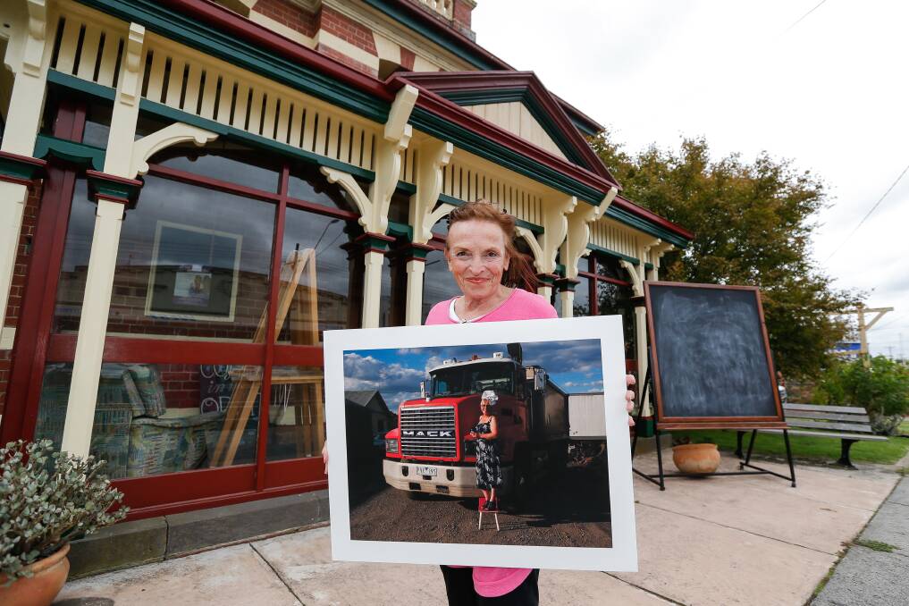 Exhibition: Terang photographer Christina de Water. Picture: Anthony Brady