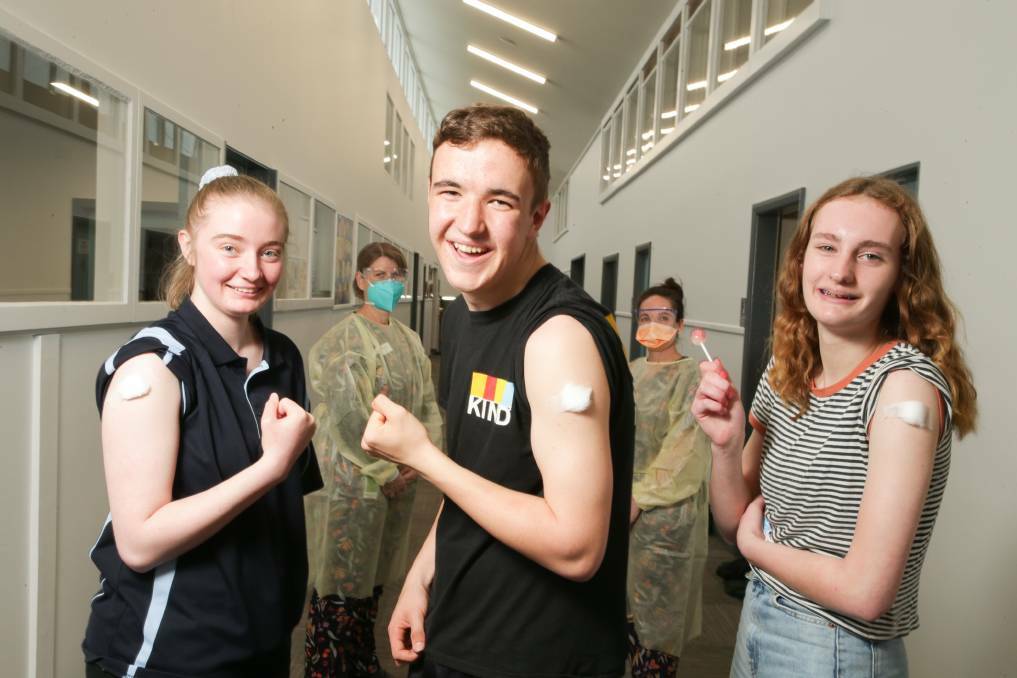 Hawkesdale P12 College enthusiastically took up the COVID vaccine when it expanded to 16s and above last year. Picture: Chris Doheny
