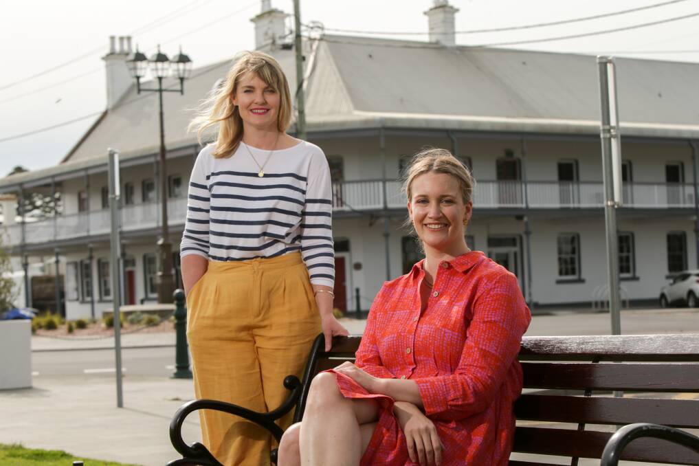 New director: Outgoing Port Fairy Winter Weekends director Amy Armstrong and new director Ali Kavanagh. Picture: Chris Doheny