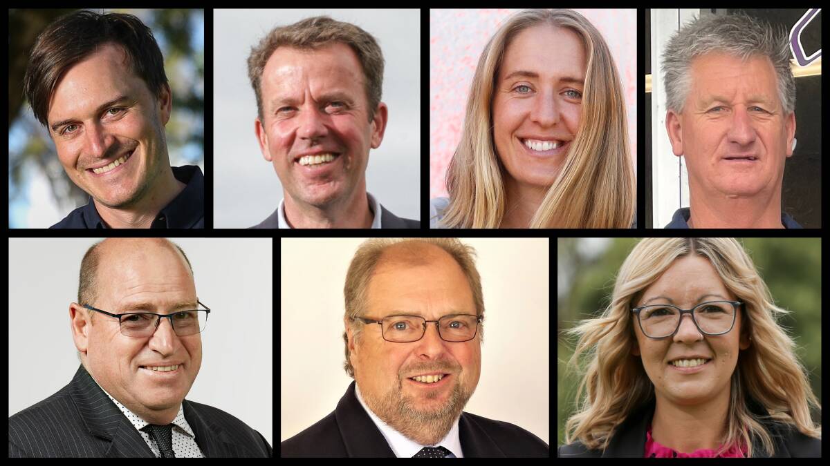 Candidates: Eight candidates have thrown their hat into the ring for the seat of Wannon. Not pictured is One Nation's Ronnie Graham. 