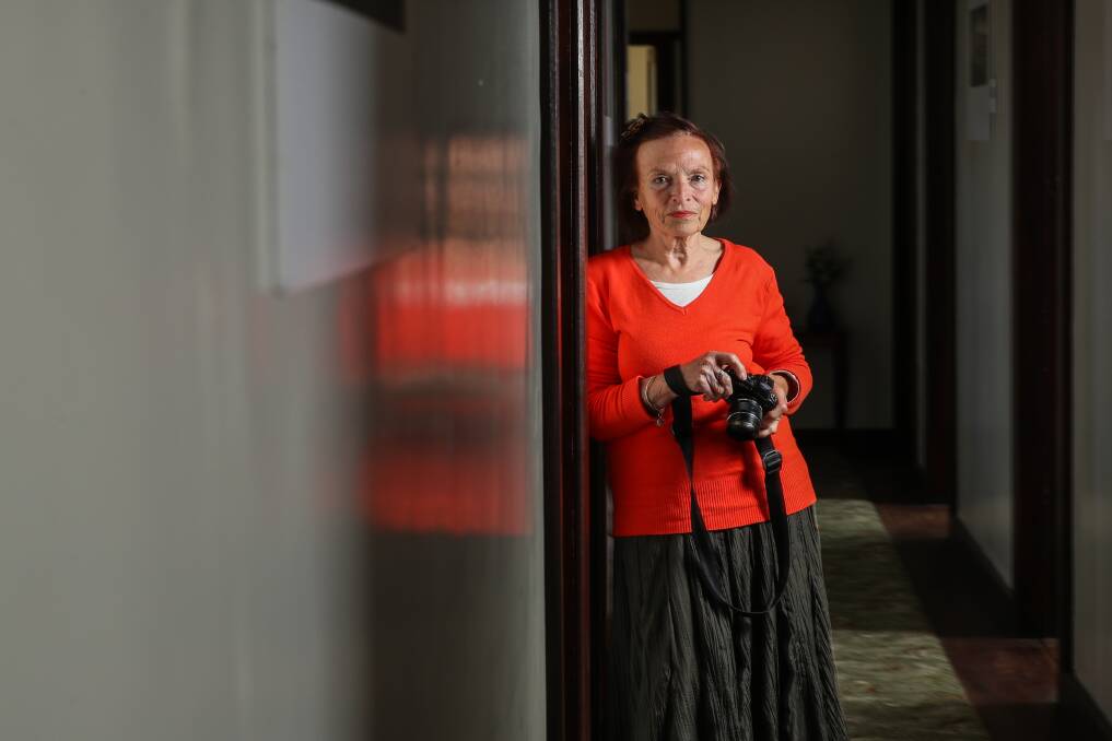 Photographer Christina de Water has been at the Commercial for three months already, working towards an inaugural exhibition at Terang's old courthouse. Picture: Morgan Hancock