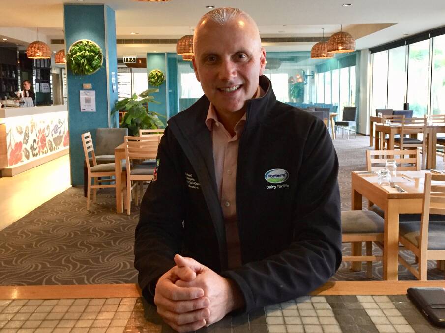 Fonterra managing director René Dedoncker said the future of dairy processing in the south-west is safe "for the long run". Picture: Kyra Gillespie