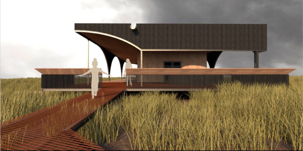 A design of the Traditional Aquaculture Centre planned to open in 2021. 