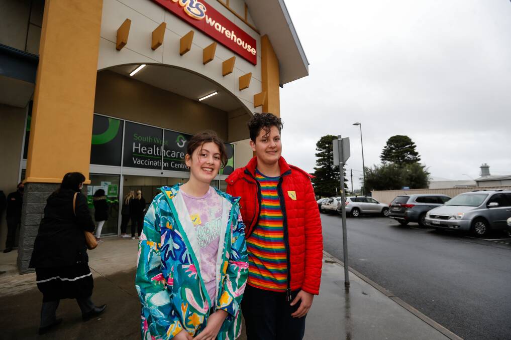 15-year-old siblings and Warrnambool College Milla and Dominic Darmanin. Picture: Anthony Brady