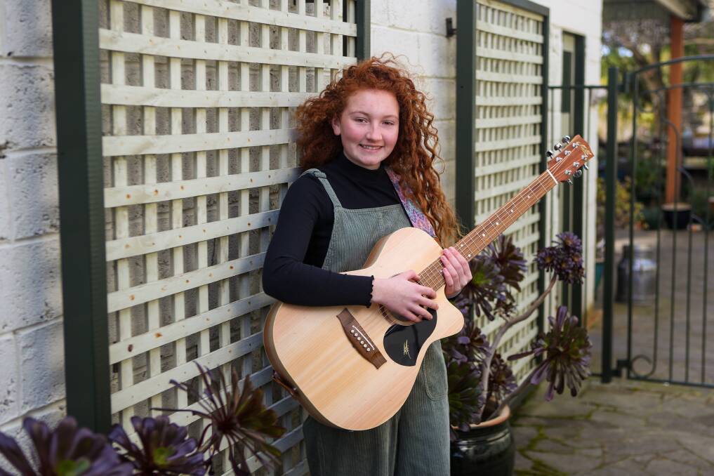 Young talent: Evie Dalton pictured at her Port Fairy home. Picture: Morgan Hancock