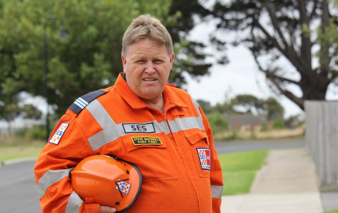 SES Port Fairy unit controller Stephen McDowell said it was a "tragic" and "traumatising" event for all involved. Picture: Anthony Brady