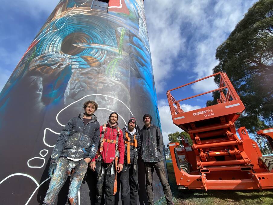 Private Herbert Lovett is the great-grandfather of local artist Tom Day who alongside Levi Geebung, returned home to Gunditjmara Country to help paint the 30-metre-high mural with internationally acclaimed street artist Matt Adnate.
