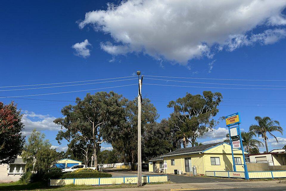 The 6,898 square-metre site in Parkes could be further developed. Photo from the listing.
