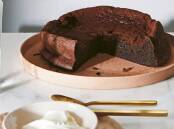 Flourless chocolate souffle cake. Picture by Armelle Habib