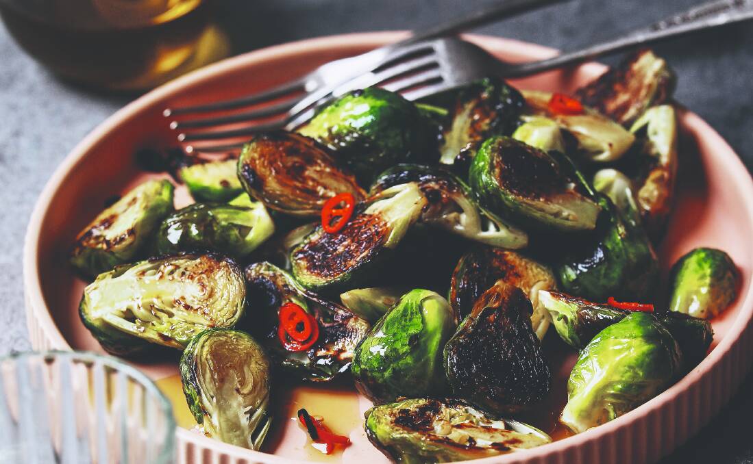 Cavoletti ripassati (pan-fried Brussels sprouts with chilli). Picture by Rob Palmer 