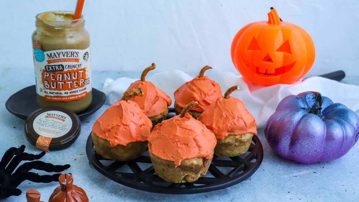 Halloween pumpkin cupcakes. Picture: Mayvers