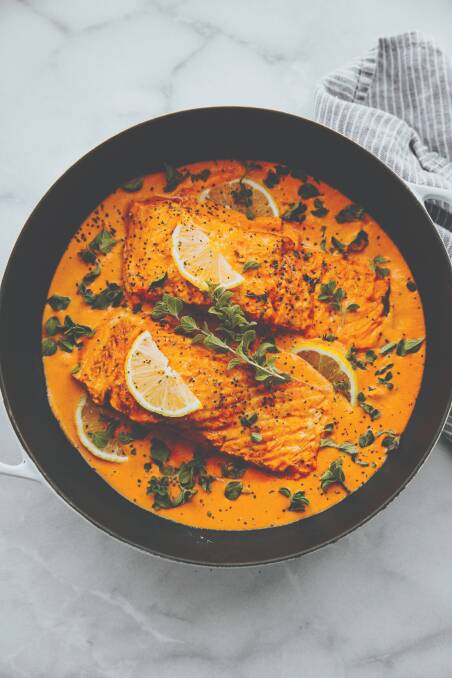 Silky salmon curry. Picture supplied 