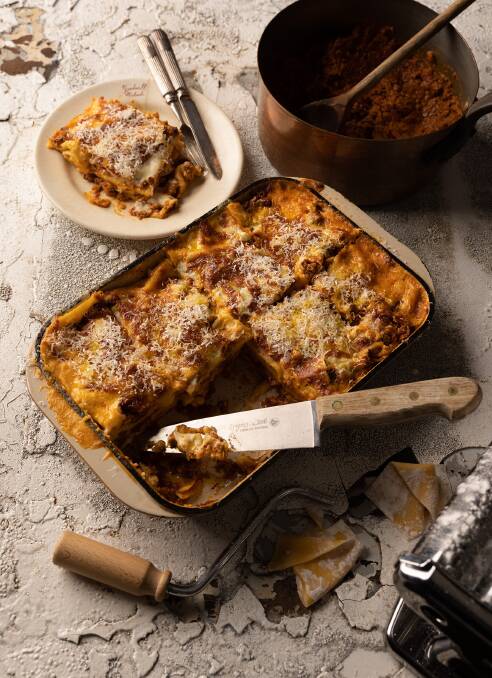 My comforting lasagne. Picture by Therese Bourne
