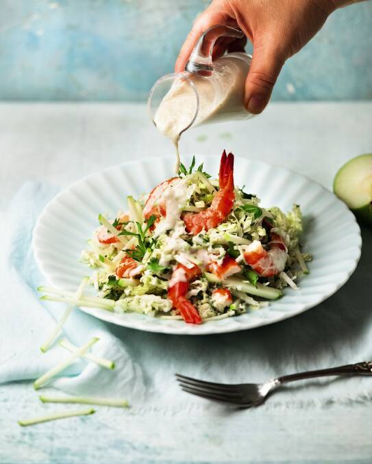 Island bliss - prawn salad with coconut lime dressing. Picture by Nagi Maehashi