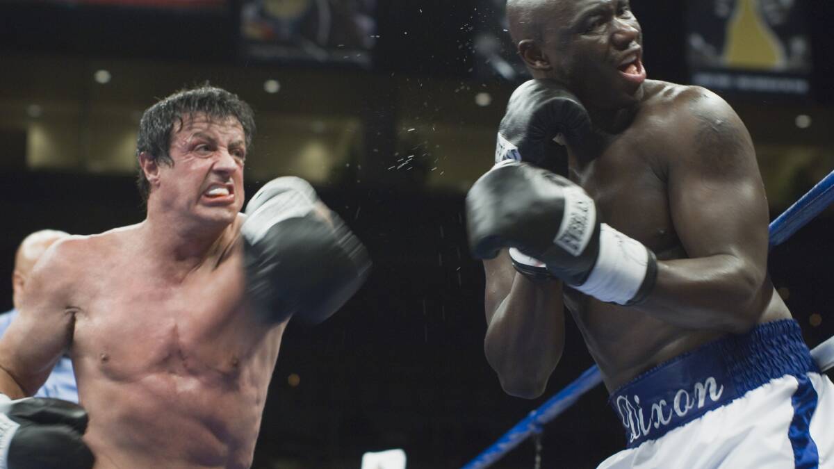 Sylvester Stallone, left, as Rocky Balboa. Picture 20th Century Fox 