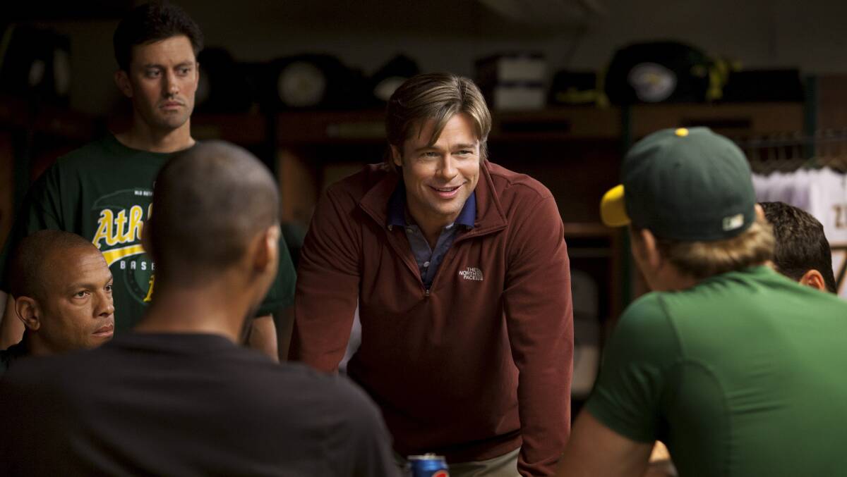 Brad Pitt in Moneyball. Picture supplied 