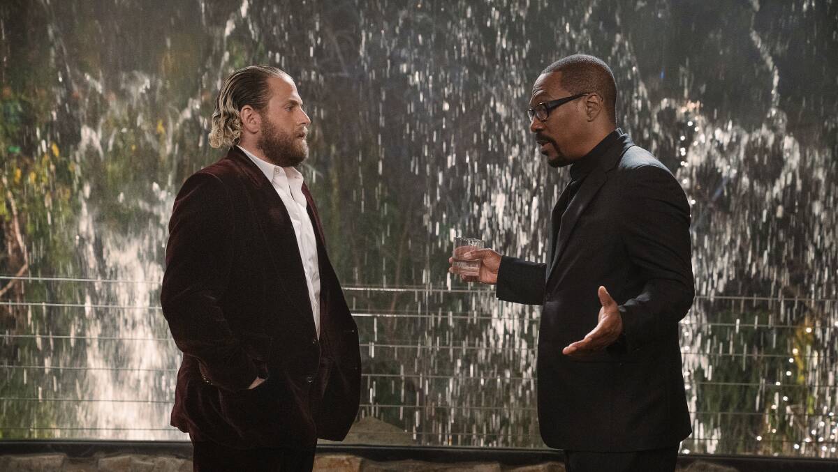 Jonah Hill, left and Eddie Murphy in You People. Picture Netflix.
