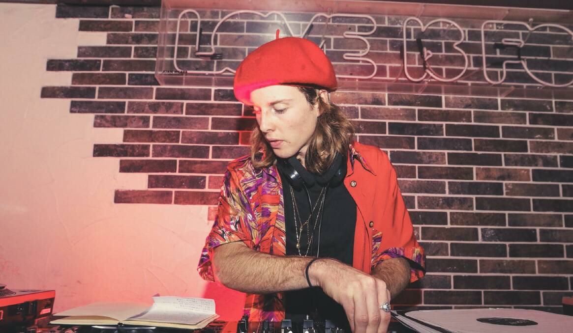 Spinning: DJ Carly, alias Max Deboo, will hit the decks to help raise money for homeless charity group HoMie on Saturday night.