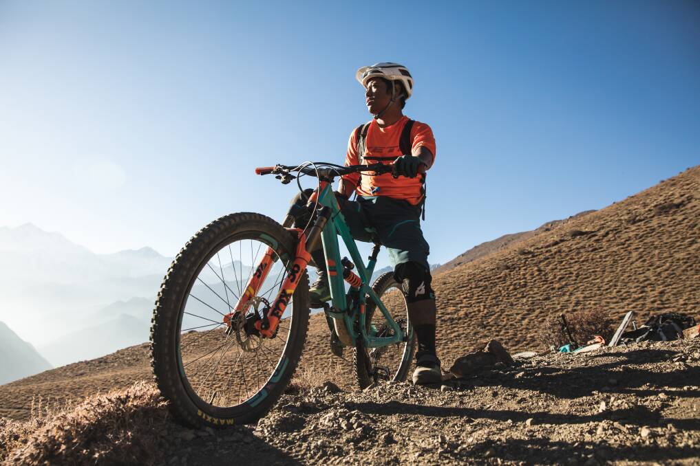 Mountain dreaming: A new film about Nepali mountain bike rider RJ Magar will kick off the festival.