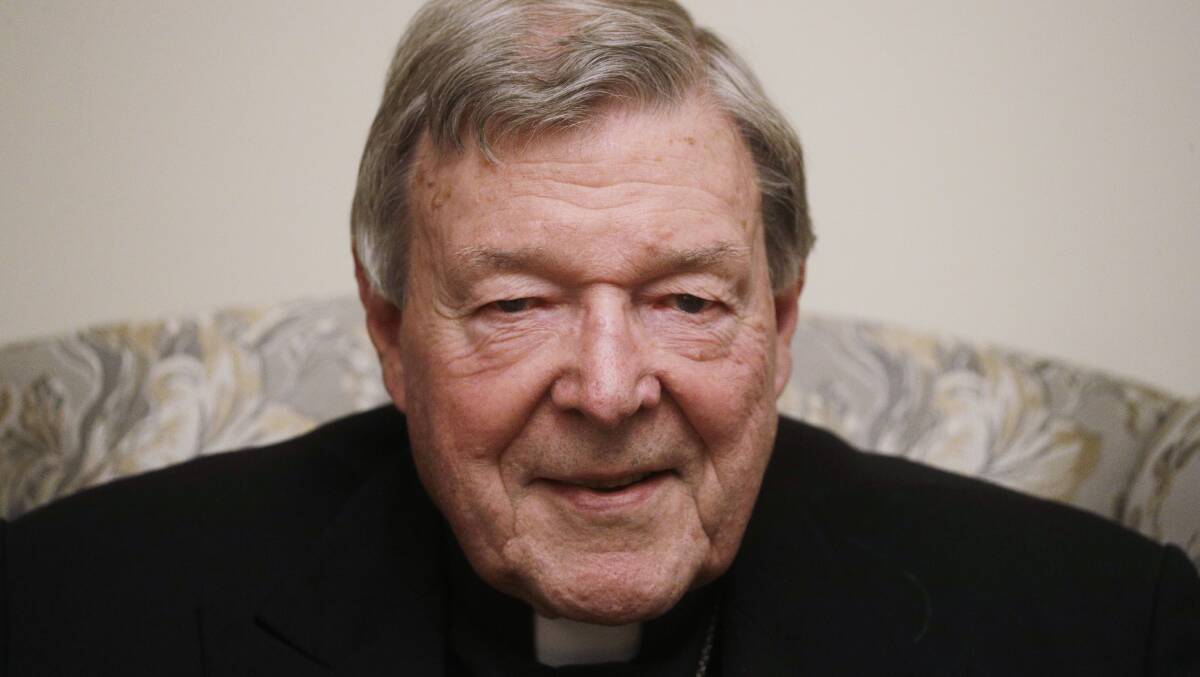 Cardinal George Pell. Picture by AP Photo/Gregorio Borgia