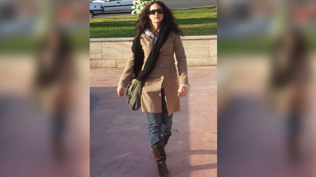 Mona Afshar, pictured here in Tehran without a hijab in 2010, says Iranian women have been fighting for autonomy for many years. Pictured supplied.