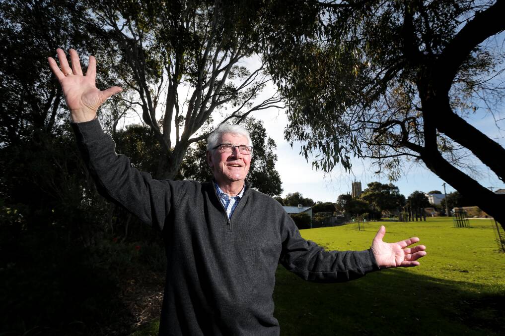 Support through song: Andrew Suggett invites the Warrnambool community to join a singing group for those affected by Parkinson's Disease. Picture: Rob Gunstone
