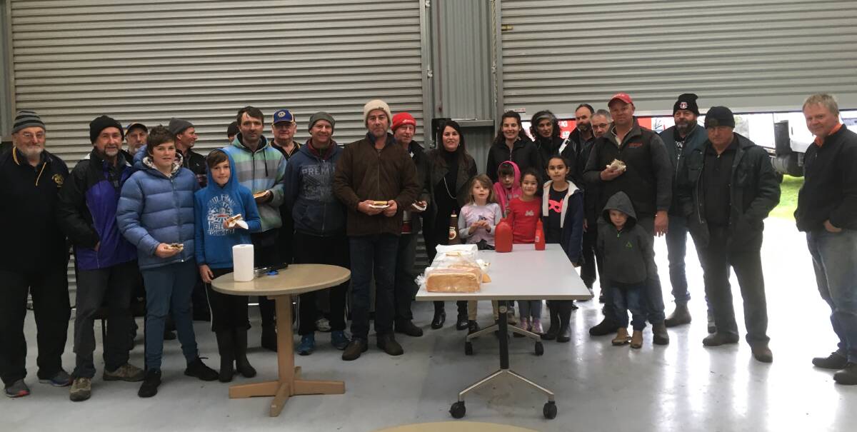 United: Dairy farmers and their families met at CFA sheds across the south-west to discuss issues impacting the industry and to encourage each other through the season ahead. 