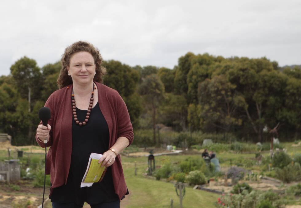 Warrnambool Mayor Kylie Gaston welcomed the new bush food garden. 