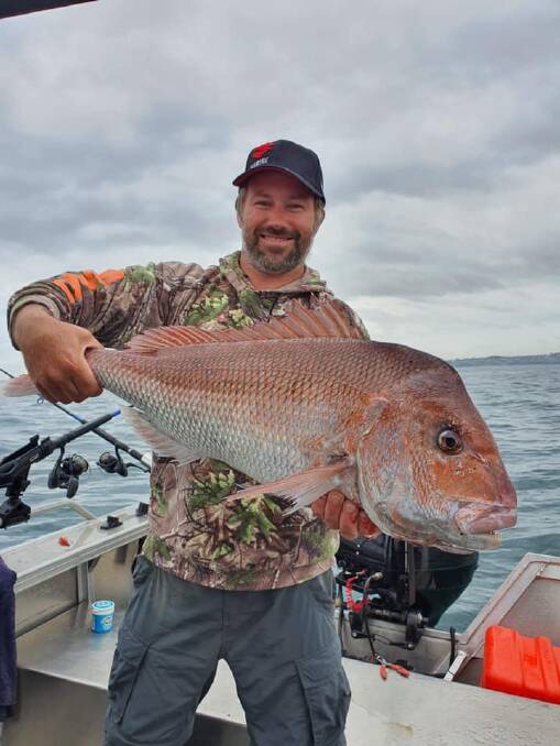 HEADING FURTHER AFIELD: Phil Perotta with a nice snapper. Picture: Supplied