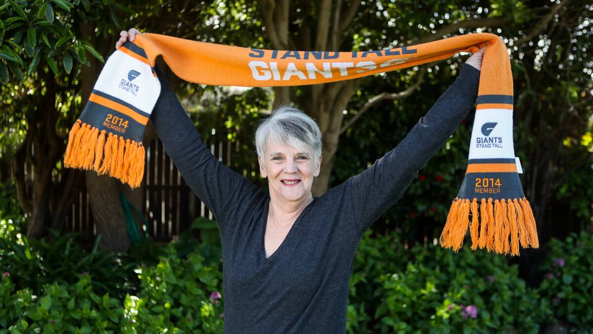 NERVOUS: Annette Cameron is keeping herself busy ahead of this weekend's grand final when son Leon will coach GWS. Picture: Morgan Hancock