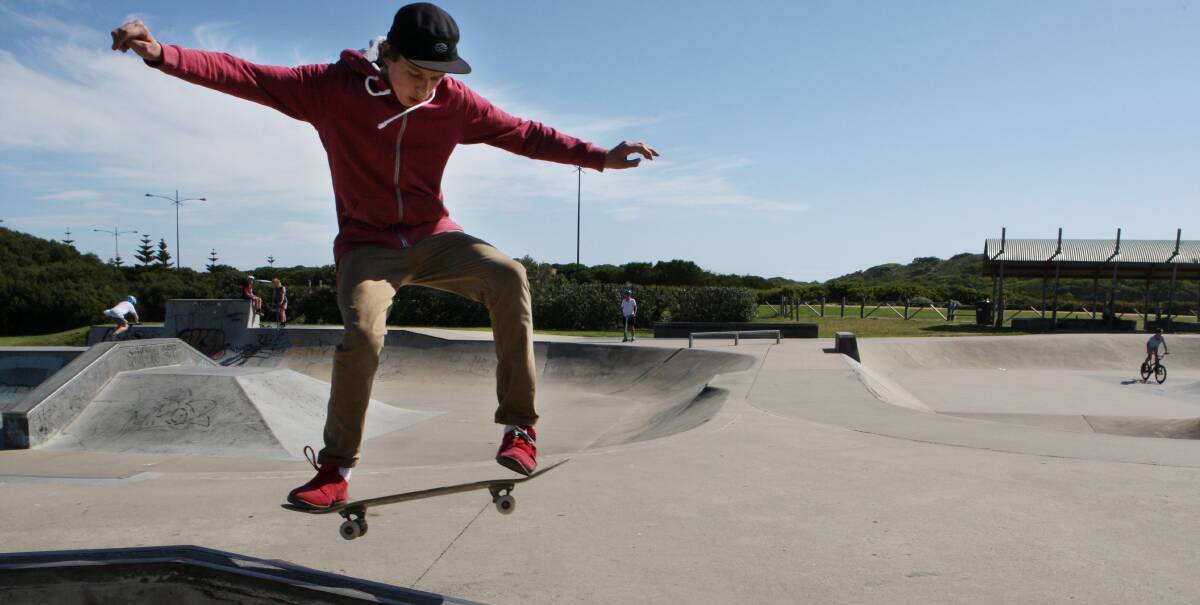 Koroit skater Mitchell Hughan was among the people calling for a skate park in his home town, which is going ahead after Moyne Shire approved funding for the project in the 2016/2017 budget.