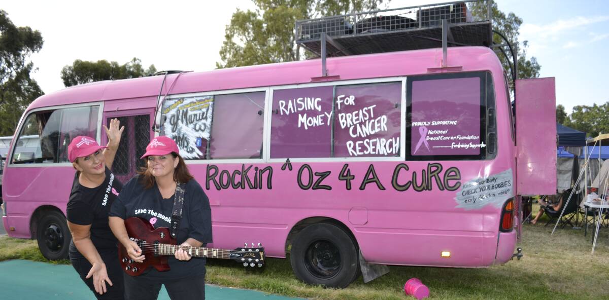 ROCKERS & KNOCKERS: Mavis & Muriel promise "fun, laughter and music" all while raising money and awareness about breast cancer.