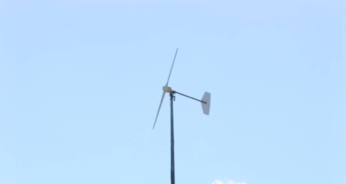 The turbine at Port Fairy Consolidated School.