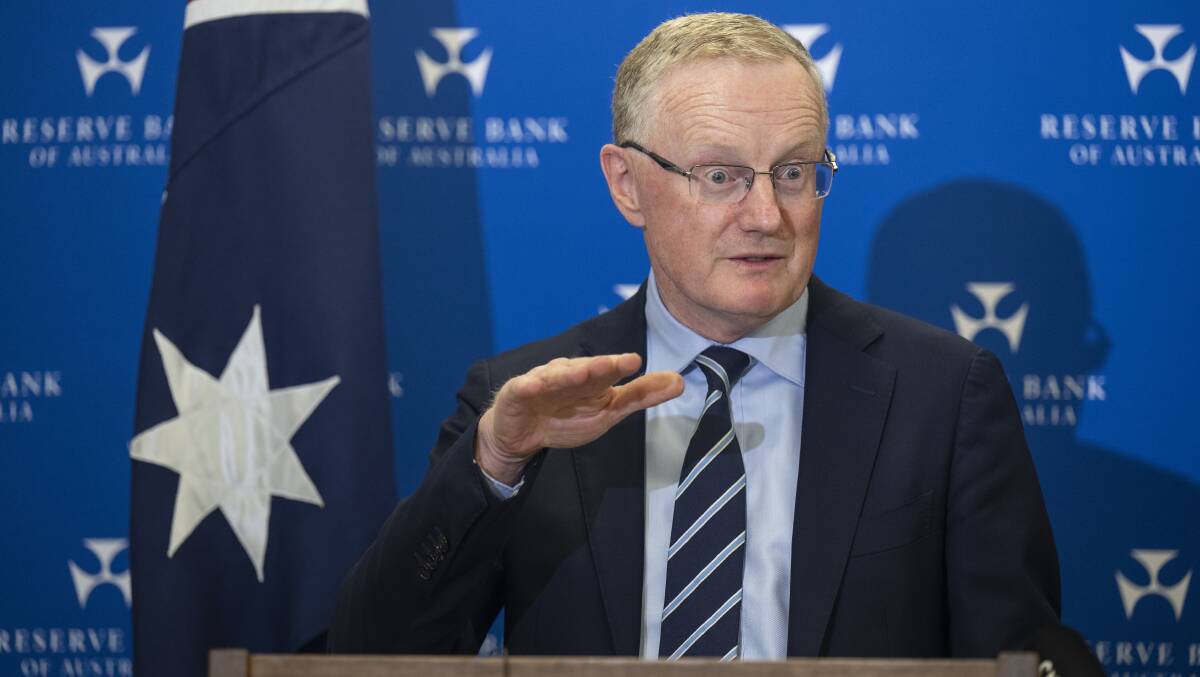 Governor of the Reserve Bank of Australia Philip Lowe. Picture Getty Images