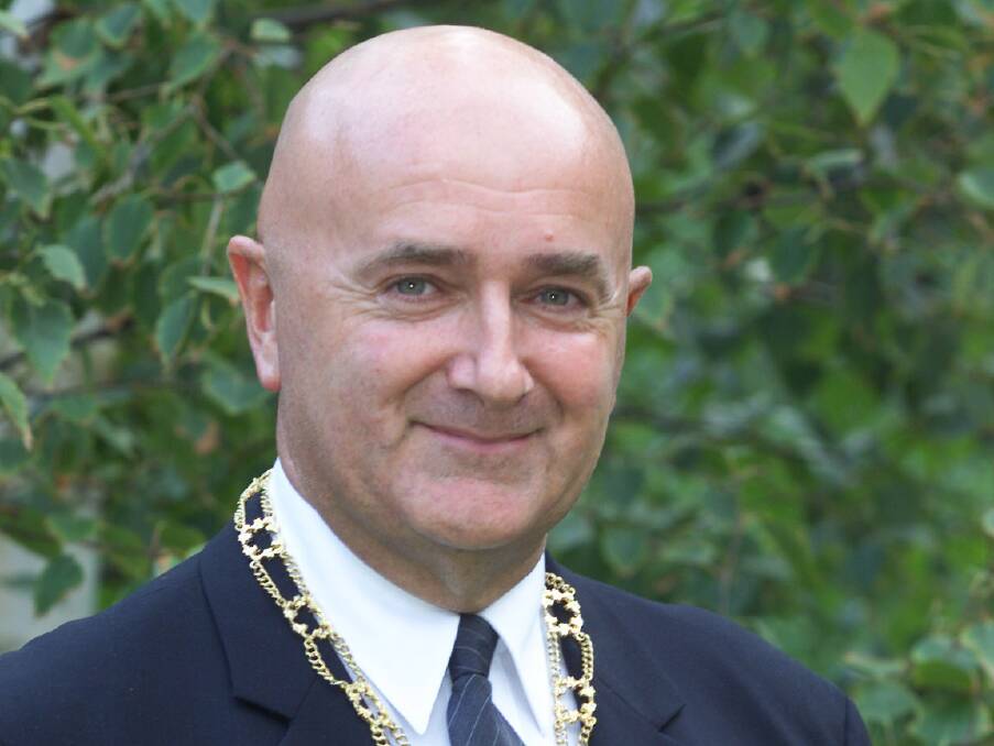 Honour: Order of Australia recipient James Nicol in his time as Warrnambool mayor.