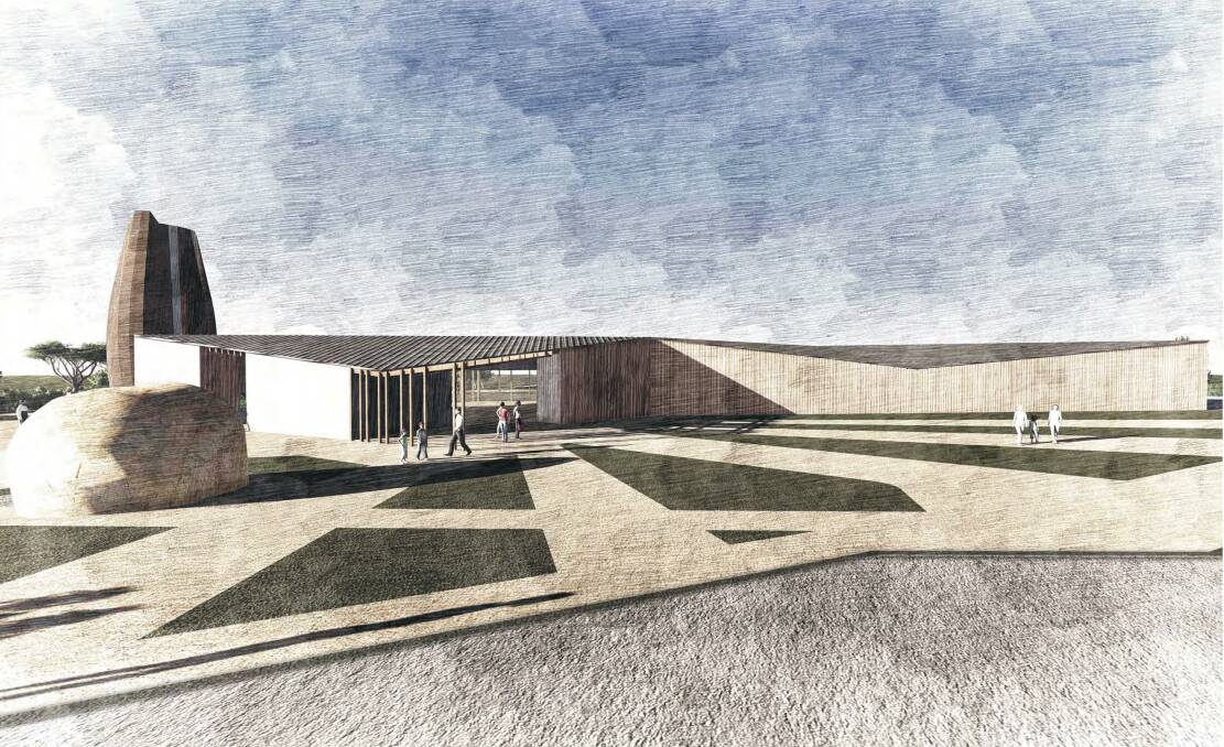 An artist's impression of the proposed resort development at Princetown.