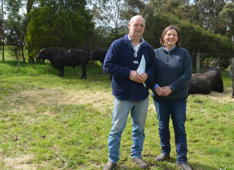 Buyer: Tracy McErvale, Condah, with Wendy Kelly, Barwidgee Angus.