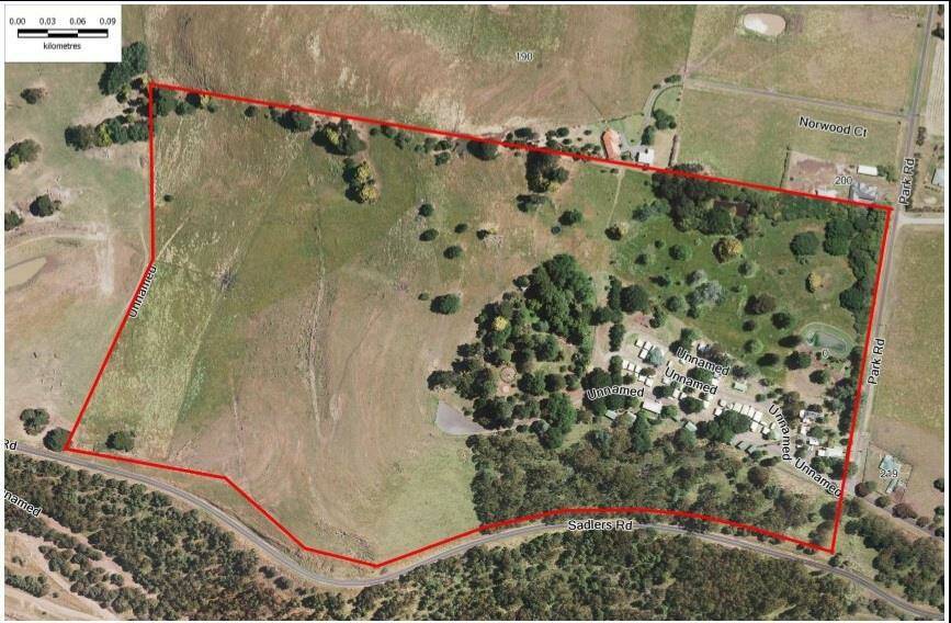 From the air: The Camperdown Botanic Gardens and Arboretum in an aerial photograph from Corangamite Shire that features in the draft conservation management plan for the precinct.